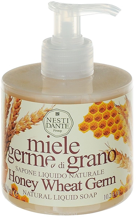 Honey & Wheat Liquid Soap - Nesti Dante Honey Weat Germ Liquid Soap — photo N4