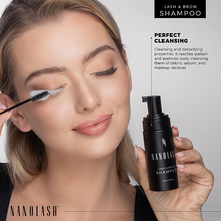 Lash & Brow Shampoo - Nanolash Lash & Brow Shampoo — photo N3