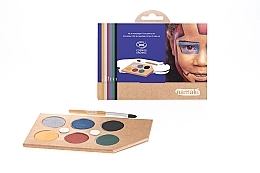 Kids Face Painting Kit - Namaki Intergalactic 6-Color Face Painting Kit (f/paint/15g + brush/1pc + acc/5pcs) — photo N1