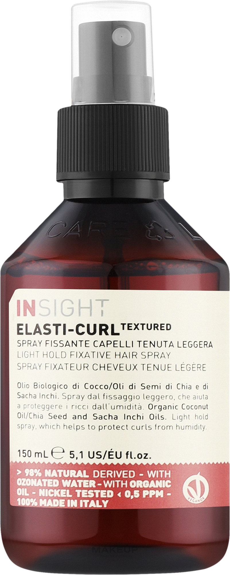 Light Hold Fixative Hair Spray - Insight Elasti-Curl Textured Light Hold Fixative Hair Spray — photo 150 ml