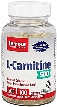 Dietary Supplement "L-Carnitine 500mg" - Jarrow Formulas L-Carnitine 500mg — photo N1