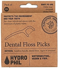 Flosser Dental Floss with Holder - Hydrophil Dental Floss Picks — photo N1