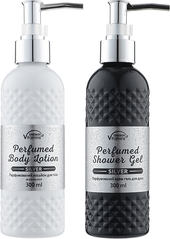 Gift Set - Energy of Vitamins Perfumed Silver (sh/gel/300ml + b/lot/300ml) — photo N3
