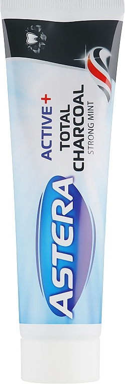 Toothpaste - Astera Activ + Total Charcoal — photo N3