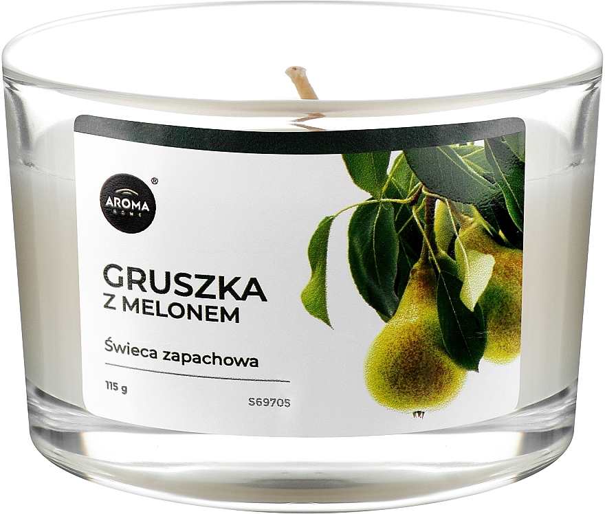 Aroma Home Basic Pear With Melon - Scented Candle — photo N1