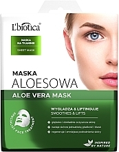 Fragrances, Perfumes, Cosmetics Aloe Face Mask - L'biotica Home Spa