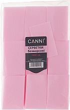 Pink Lint-Free Wipes, 1000 pcs - Canni — photo N1