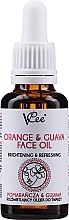 Fragrances, Perfumes, Cosmetics Orange & Guava Face Oil - VCee Orange & Guava Face Oil Brightening & Refreshing