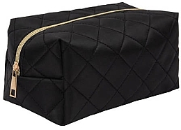 Fragrances, Perfumes, Cosmetics Quilted Makeup Bag, 4801, black - Donegal