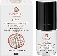Fragrances, Perfumes, Cosmetics Actively Stimulating Night Eye Cream - BasicLab Dermocosmetics Aminis Actively Stimulating Eye Cream Night