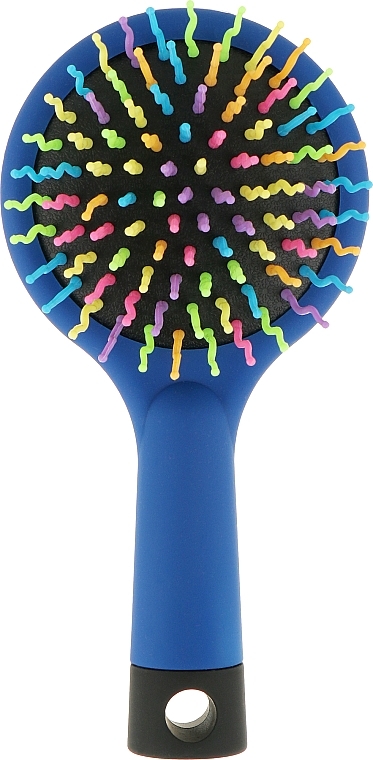 Volumizing Hair Brush "Rainbow Brush", blue - Laskovaya — photo N1