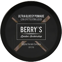 Fragrances, Perfumes, Cosmetics Ultra Shine Hair Styling Pomade - Brelil Berry's Ultra Glossy Pomade