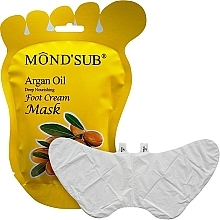 Fragrances, Perfumes, Cosmetics Argan Oil Foot Mask - Mond'Sub Argan Oil Foot Cream Mask