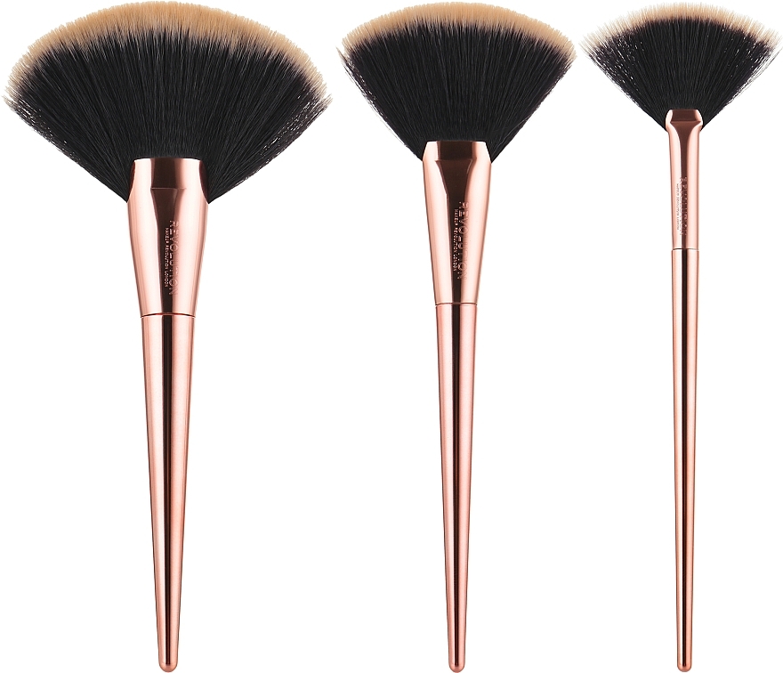 Makeup Brush Set - Makeup Revolution Highlight & Finish Brush Set — photo N2