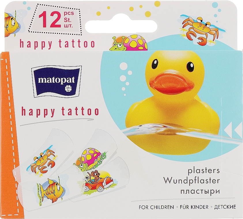 Matopat Happy Tattoo Medical Patch - Matopat — photo N1