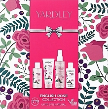 Set - Yardley English Rose Collection (sh/gel/100ml + b/lot/100ml + spray/100ml + h/cr/50ml) — photo N2