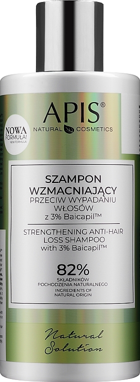 Strengthening Anti Hair Loss Shampoo with 3% Baicapil - Apis Natural Solution — photo N1