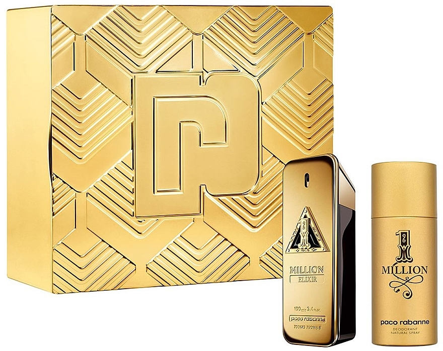 Paco Rabanne 1 Million Elixir - Set (edp/100ml + deo/150ml) — photo N2