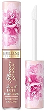 Liquid Eyeshadow - Eveline Cosmetics Flower Garden 2in1 Base & Eyeshadow — photo N1