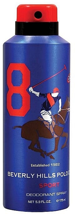 Beverly Hills Polo Club Sport No 8 - Deodorant — photo N5