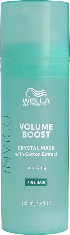 Crystal Volumizing Mask - Wella Professionals Invigo Volume Boost Crystal Mask — photo N1