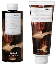 Fragrances, Perfumes, Cosmetics Vanilla and Chestnut Set - Korres Vanilla Chestnut (sh/gel/400ml + b/butter/400ml)