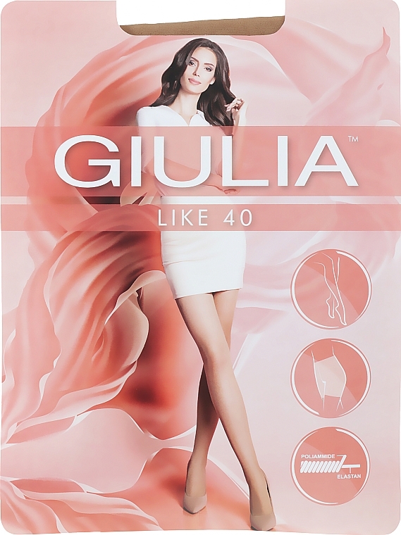 Tights "Like" 40 Den, daino - Giulia — photo N1