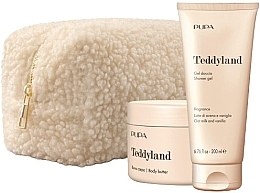 Fragrances, Perfumes, Cosmetics Set - Pupa Teddyland Oat Milk And Vanila (b/butter/150ml+sh/gel/200ml+bag)