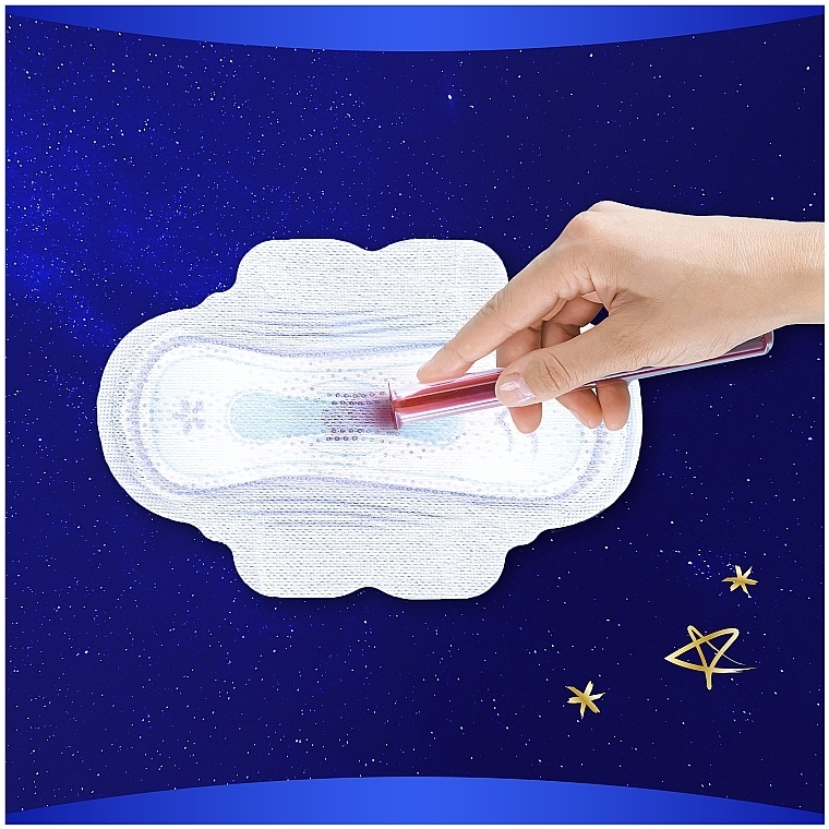 Sanitary Pads, size 4, 6 pcs - Always Ultra Secure Night — photo N5