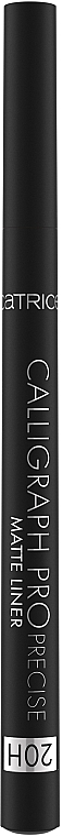 Matte Eyeliner - Catrice Calligraph Pro Precise 20H Matte Liner — photo N1