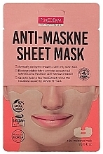 Fragrances, Perfumes, Cosmetics シートマスク - Purederm Anti-Maskne Sheet Mask