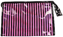 Fragrances, Perfumes, Cosmetics Striped Cosmetic Bag, purple - Nascita Professional 070