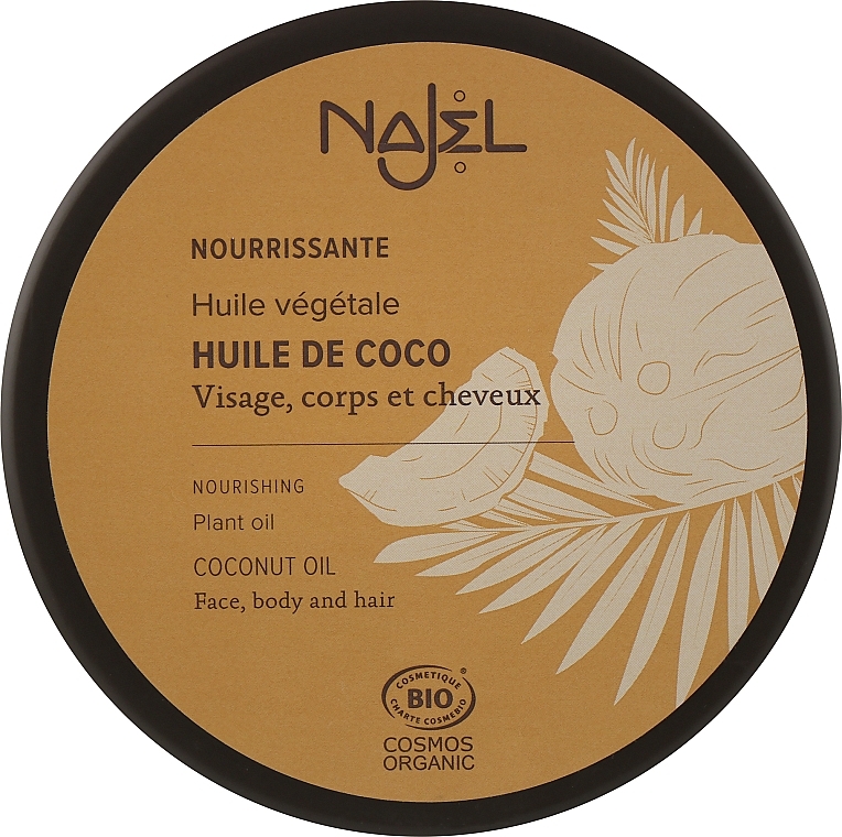 Coconut Body Oil - Najel Nourishing Coconut Oil Face, Body And Hair — photo N3