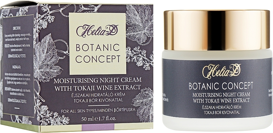 Night Moisturizer - Helia-D Botanic Concept Cream — photo N1
