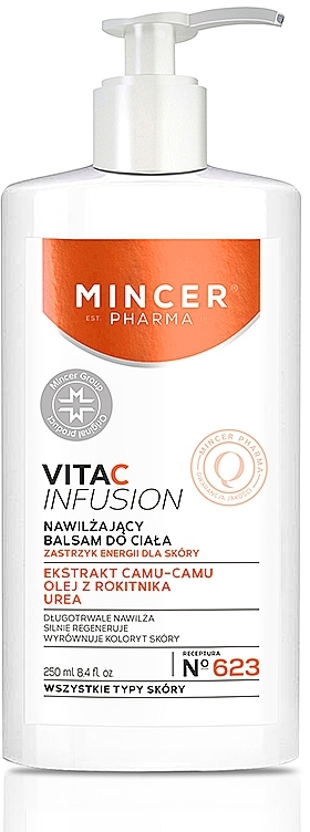 Moisturising Body Lotion - Mincer Pharma VitaC lnfusion №623 — photo N11