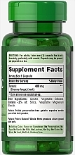 Supplement 'Turmeric' 400 mg - Puritan's Pride Turmeric 400 mg Capsules — photo N3