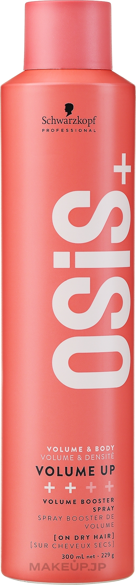 Volume Hair Spray - Schwarzkopf Professional Osis+ Volume Booster Spray — photo 300 ml