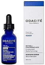 Fragrances, Perfumes, Cosmetics Retinol & Hyaluronic Acid Face Serum - Odacite Retinol + Hyaluronic Acid Renewing Serum