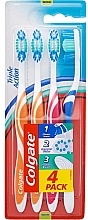 Fragrances, Perfumes, Cosmetics Toothbrush "Triple Action" Medium, 4 pcs - Colgate Triple Action Medium Toothbrush