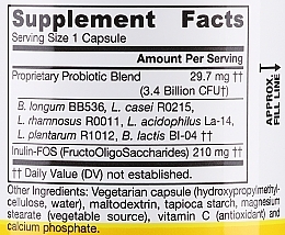 Dietary Supplement "Jarro-Dophilus + FOS" - Jarrow Formulas Jarro-Dophilus + FOS — photo N7