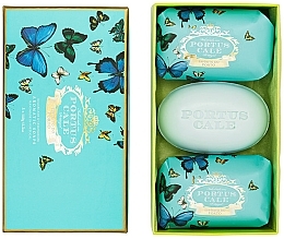 Soap Set in Pack - Portus Cale Butterflies Soap Set (soap/3x150g) — photo N1