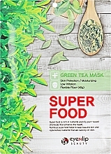 GIFT! Green Tea Sheet Mask - Eyenlip Super Food Green Tea Mask — photo N1