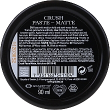 Medium Hold Hair Paste - Grazette Crush Paste Matte — photo N2