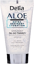 Fragrances, Perfumes, Cosmetics Aloe Moisturizing Face Gel - Delia Aloe Jelly Care Extra Ordinary Hydration