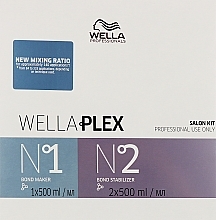 Fragrances, Perfumes, Cosmetics Hair Protection Set - Wella Professionals Wellaplex (elixir/500ml + elixir/2x500ml) 
