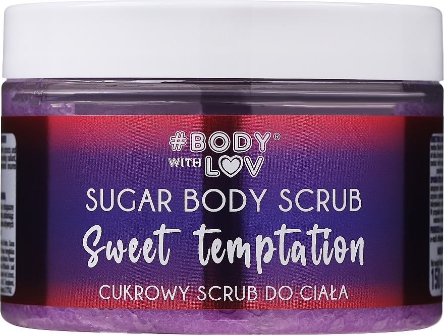 Sugar Body Scrub - Body with Love Sweet Temptation Sugar Body Scrub — photo N2