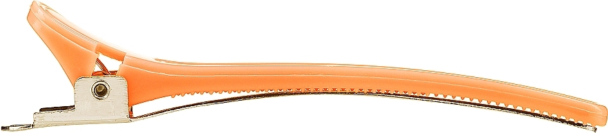 Plastic Claw Clip "Combi", orange, 10 cm - Comair — photo N1
