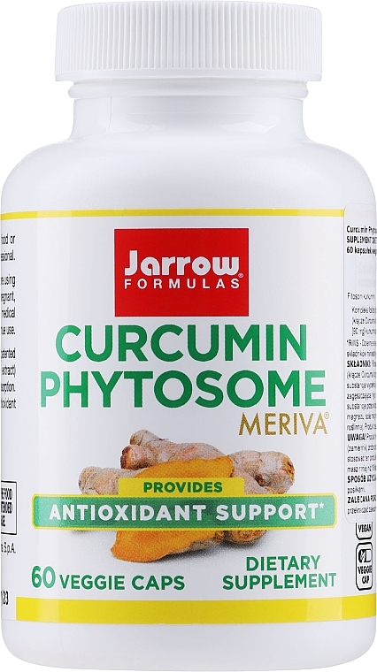 Dietary Supplement " Curcumin Phytosome" - Jarrow Formulas Curcumin Phytosome Meriva 500mg — photo N1