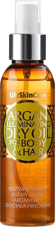Iluminating Body & Hair Dry Oil - GlySkinCare Argan Iluminating Dry Oil For Body & Hair — photo N1