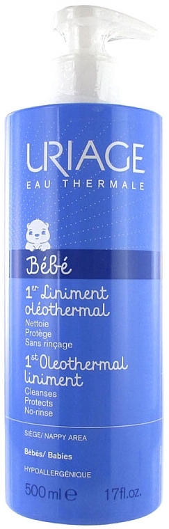 Diaper Cream for Sensitive Skin - Uriage Baby 1st Liniment Oleothermal — photo N1